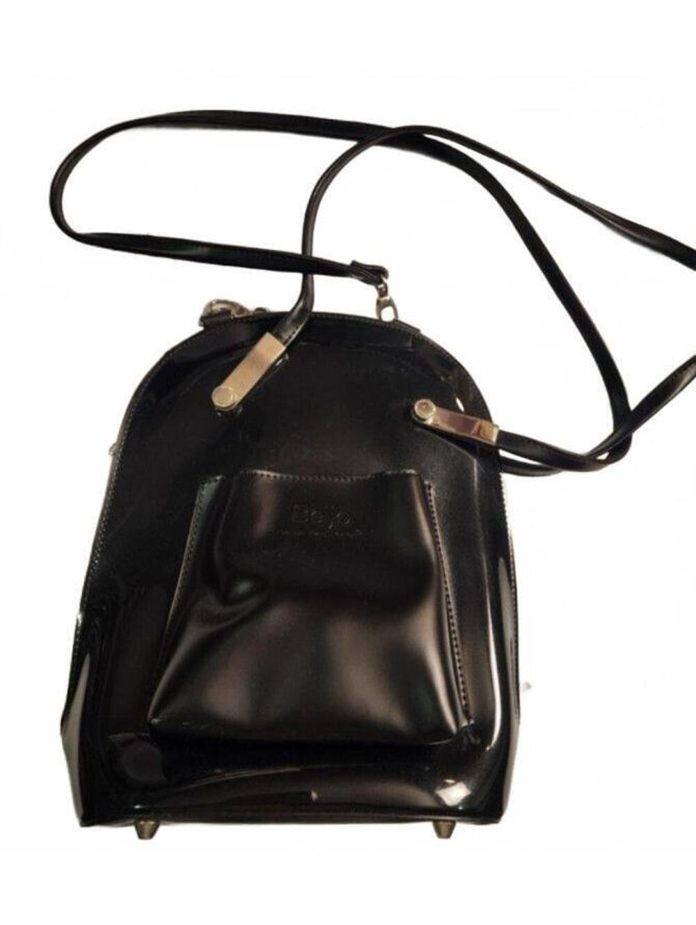 Beijo Convertible Backpack Shoulder Bag Black Women's Purse